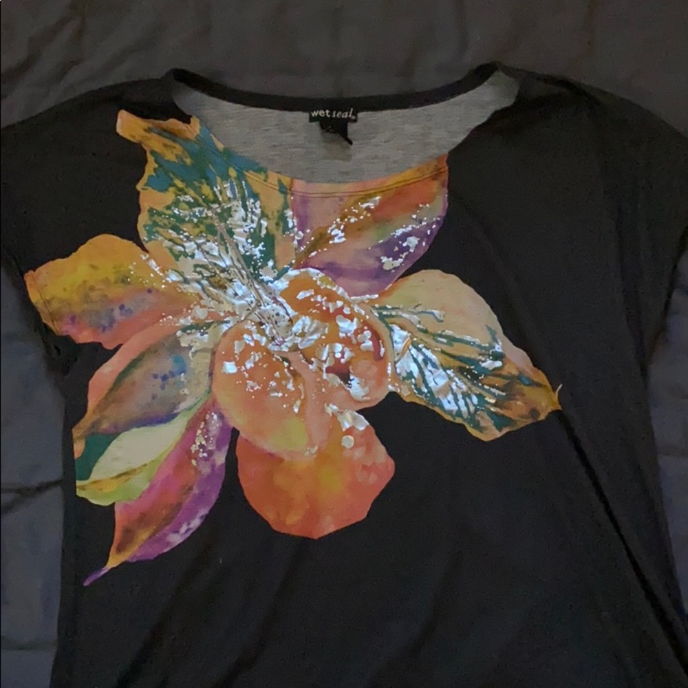 Wet Seal flower shirt